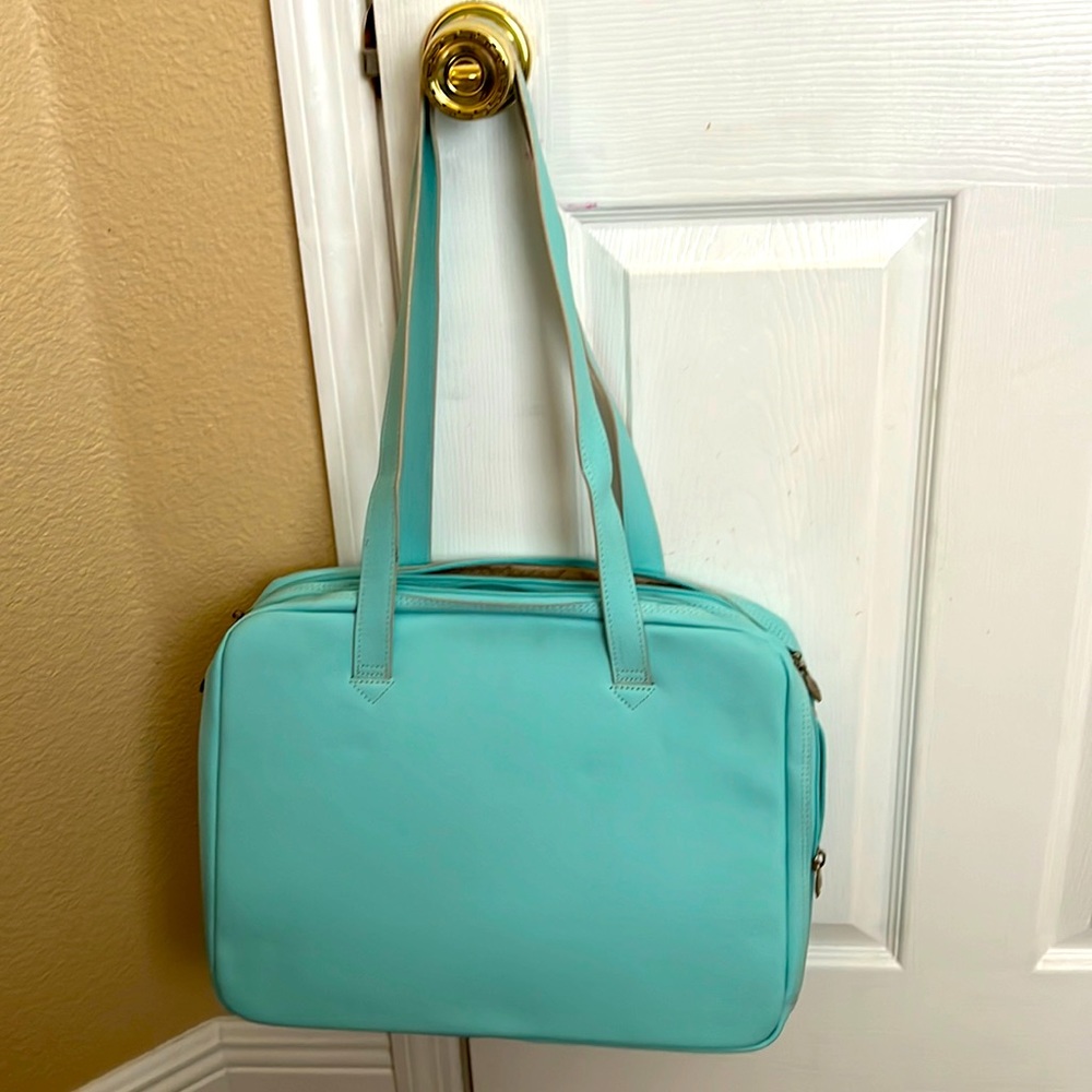 Mcklein leather laptop bag